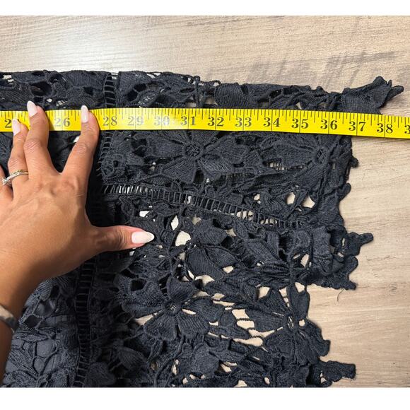 Boohoo Plus Premium Crochet Lace Strappy Midi Dress Women’s Size 18 - Picture 15 of 16